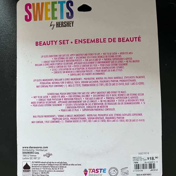 Nail polish, lip gloss and nail file pack - Picture 2 of 2